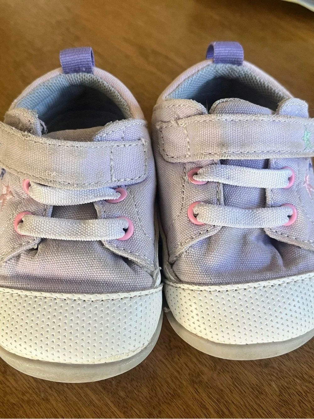 See Kai Run Stevie bundle- Lavender & Star Canvas Sneakers